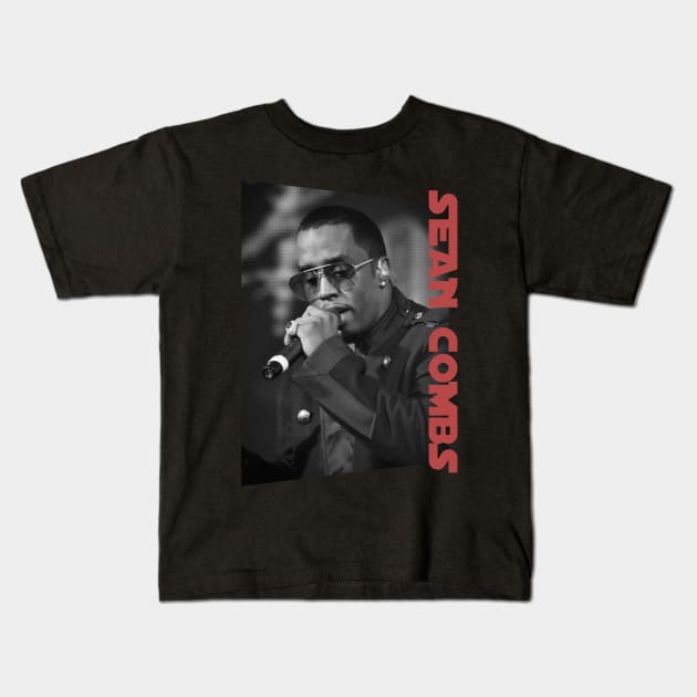 seancombs still rapp - monochrome style Kids T-Shirt by BUBBLEMOON